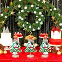 BACH AND BOUJEE 3D Tabletop Felt Christmas Tree Sewing Kit Cute Snowman DIY Felt Kit Christmas Room Decorations Project Christmas Gift Idea Xmas Tree Fun Home Activities Supplies