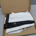 100 inch Projection Screens, Double Sided Washable Outdoor Projection Screen, 16:9 Foldable Anti-Crease Portable Projector Movies Screens for Camping Party, Home Theater, Office