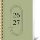 2 x Monthly Planner 2026-2027 - 2 Year Monthly Planner Calendar 2026-2027, Jan. 2026 - Dec. 2027, 7.3" * 9.5", 24 Months Calendar Planner with Note Pages, for Office, School Home Planning - Green