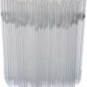 [500 Pack] Clear Flexible Plastic Drinking Straws Disposable Straw 8'' inches Tall