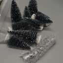 20 Pcs Pre-Lit Christmas Village Set Village Houses Figurines Accessories LED Town Building Collection Scene for Holiday Xmas DIY Tabletop, Battery Operated (not Included)