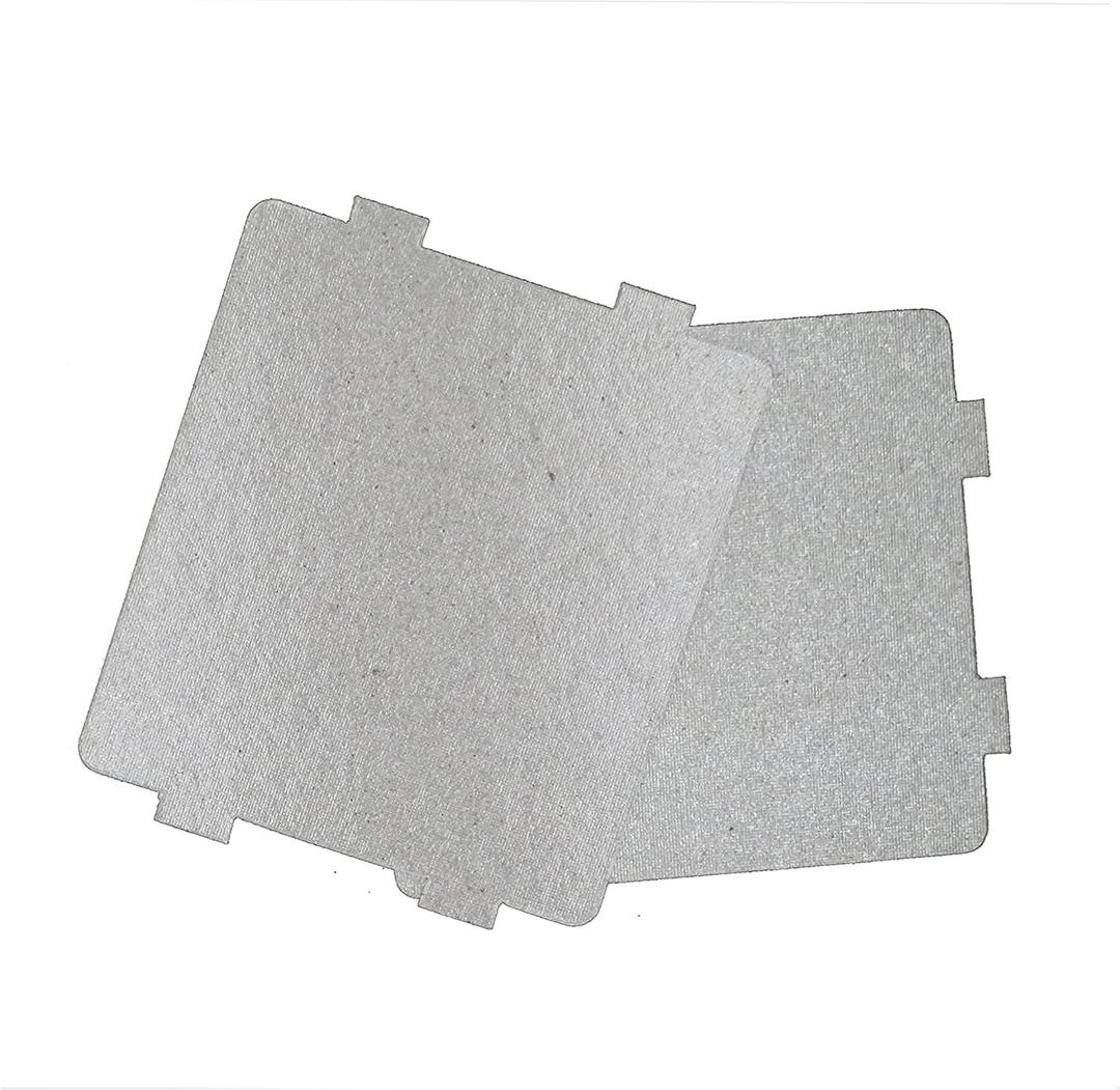 2pcs Microwave Oven Universal Mica Plates Sheets High Temperature Heat Insulation Board, Waveguide Cover fits for Galanz Midea Panasonic LG Microwave Oven(4.25 inch x 3.9 inch)