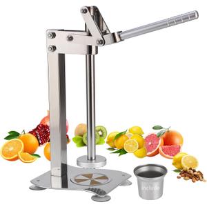 Professional Lemon Smasher Citrus Juicer - Heavy Duty Stainless Steel Manual Press Squeezer for Lime, Orange & Nut Crusher by Garwei