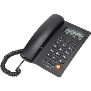 Wendry Corded Telephone with Caller ID, Hands-Free Speakerphone for Home & Office, Wired Desk Phone with Mute Function, Compatible with Landline Service (Black)