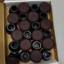 OCONDA 24PCS Chair Leg Floor Protectors Round, Black Furniture Cups for Hardwood Floors, Silicone Chair Leg Caps with Wrapped Felt, Anti-Scratch, Reduce Noise, Medium Fit: 0.76''-1.18''