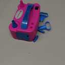 IDAODAN Electric Balloon Pump, Portable Electric Balloon Blower Machine Balloon Air Pump Dual Nozzle Rose Red 110V 600W Balloon Inflator for Party Decorations