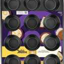 Wilton Perfect Results Premium Non-Stick Cupcake Pan, 12-Cup Muffin Tin, Steel Baking Supplies (Standart: 10.5 x 15 x 2 in. 12-cup pan)