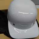 Baseball Style Cap Retro Motorcycle Helmet Unisex-Adult - DOT Approved (Gray)