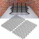 Flamorrow Ember Retainer for Fireplace Grates 16 x 10 inch, Metal Fireplace Grate Ember Retainer Mesh, Keep Burning Embers from Falling, Fire Place Accessories for Fire Pits, Camping, 2 Pack