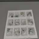 Honoson 12 Pcs Christmas Cute Snowman Figurines Winter Miniature Glittered Figurines Resin Micro Landscapes Winter Snow Decoration for Christmas Birthday Home Decorations Gift(Cute Snowman)