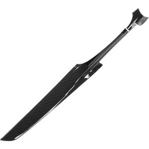 KIMISS 2PCS Center Console Dashboard Cover Trim, ABS Console Instrument Panel Trim Replacement for C Class W205 2015+, for GLC class X253 2016+(Carbon fiber pattern)