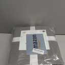 Great Bay Home 100% Cotton Blanket for King Size Bed | Lightweight and Breathable Waffle Weave Blankets for Summer & Spring | Versatile, Layering Grey Bed Blanket, Light Grey, 102x90 inches