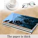 Spiral Journal Notebook,A5 Hardcover Lined Journals for Women Girl 6 x 8.3 in,120 Pages Thick Paper,Cute College Ruled Writing Notebook for Gifts Office Work School(Tree Mountain)