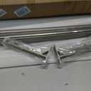Double Track Curtain Rod, Wall Mount, Champagne, 4.3ft