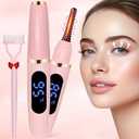 Heated Eye Lash Curler with Comb Electric Eyelash Curler