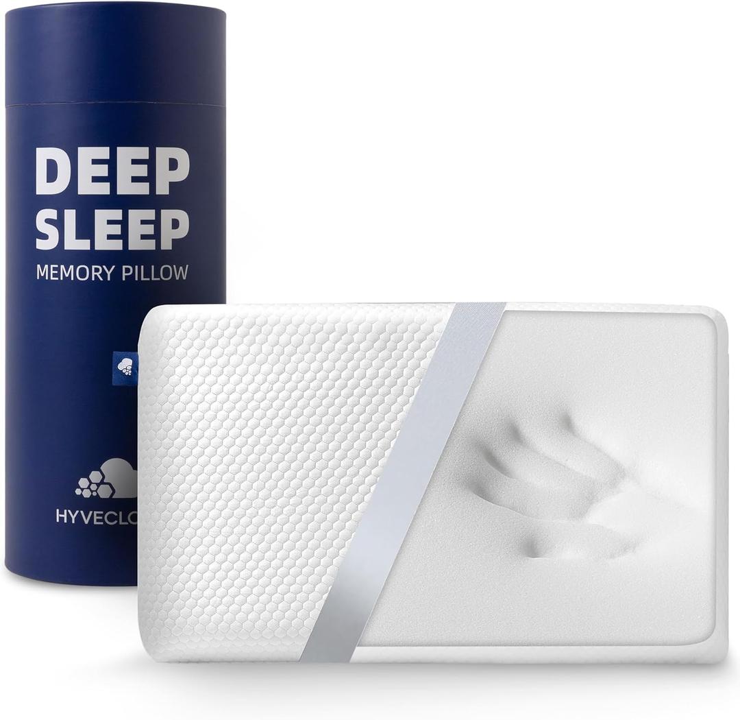 Memory Foam Bed PillowAdaptive Pillows for Neck Pain ReliefMedium Firm Pillow for Side,Back,and Stomach Sleepers Keep Pressure Relief to Deep Sleep, 24 * 16 * 5 Inches, Standard