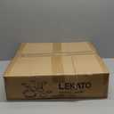 LEKATO Electronic Drum Set, Portable Electric Drum Set for Beginner with Quiet Mesh Snare Drum Pads, 220+ Sounds, USB MIDI, 2 Switch Pedal, Electric Drum Kit with Sticks, Travel Bag