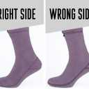 Cozy Warm Boot Liner Socks - Hiking Outdoor Sport - Polartec Fleece Winter Socks (Black)