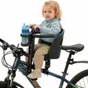 Kid's Bike seat ,Free water bottle holder for Baby 10 Months to 4 Years Old | Front Mount Child Bike Seat With 3 Modes And Surround Safety Rail, Perfect For Outdoor Fun And Short Family Rides, 0-8Y