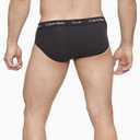 Calvin Klein Men's Cotton Stretch 3-Pack Brief (Black, M)