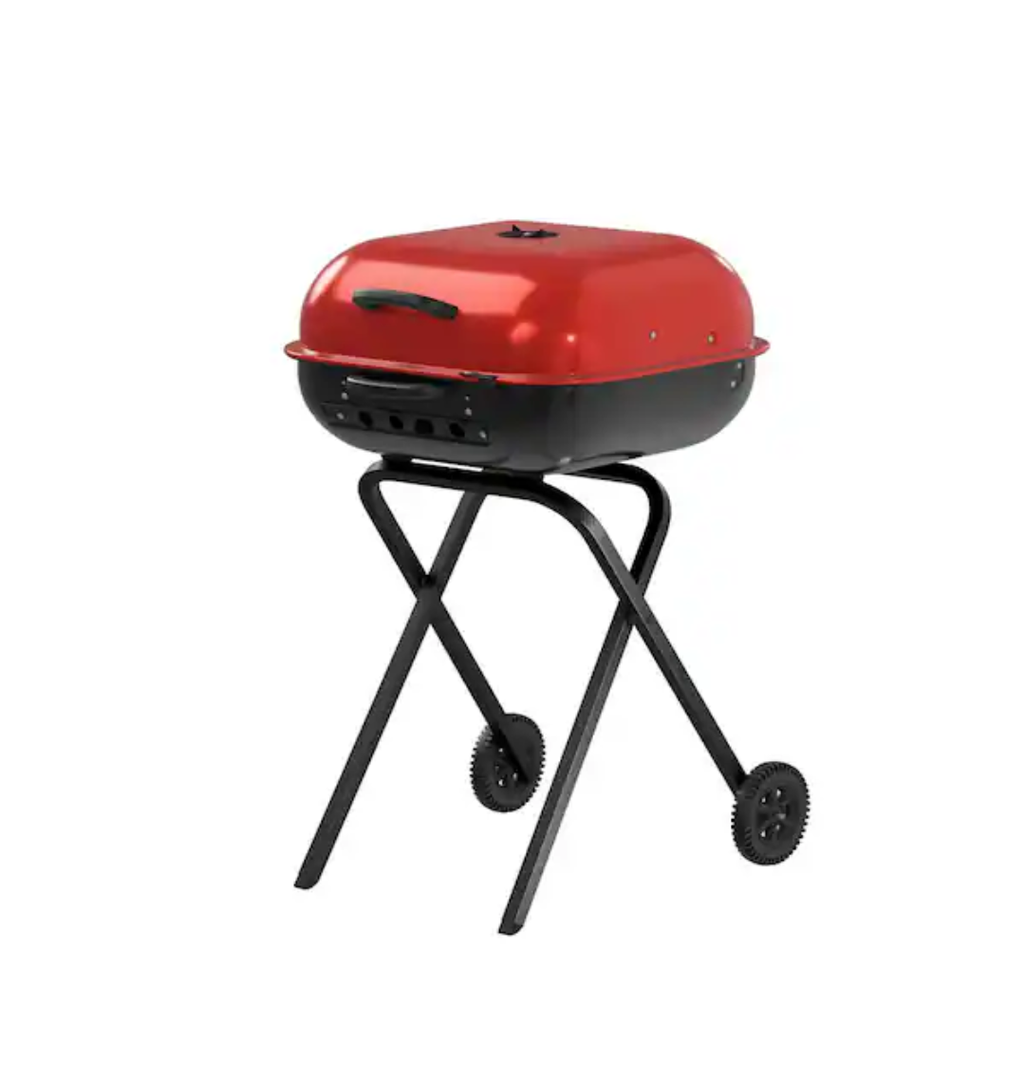Walk-A-Bout Portable Red Charcoal Grill
