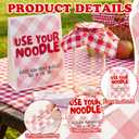 Yungyan 104Pcs Pizza Theme Baby Shower Party Game Guess How Many Pasta Guessing Cards Pencils Standing Sign Plastic Jar Checkered Cloth Twine Paper for Gender Reveal Italian Tomato Themed Celebrations