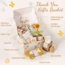 EXTALOW Thank You Gifts for Women,10PCS Teacher Appreciation Gifts,Birthday Gift Basket,Employee Appreciation Gift for Coworkers Women Teachers Friends Mom Her Boss Nurse Secretary with Thanks Cards