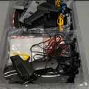 Slot Car Race Track Set, 19ft Electric Track with LED Lights and 4 Slot Cars, 2 Hand Controllers and Racing Game Lap Counters, Set Features Loop, Turns, and Crossover for Boys Age 6-12