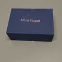 Mini Electric Shaver - USB C Fast Charge Portable Small Shavers for Men, Dual Head Pocket Shaver Washable Travel Electric Razor, Powerful Wet and Dry Mini Razor, Easy One Button Use (Blue)