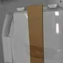Hibbent Elongated Toilet Seat with Oval Cover, Soft Close Toilet Seat, Easy to Install,Never Loosen Hinge to Prevent Shifting, Non-slip Seat Bumpers and Easily Cleaning(White)