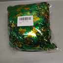 20/40/60/80 FT St Patricks Day Garland Decor Gold Green Shamrock Hat Tinsel Garland, Shiny Metallic Streamer Twist Garland Hanging St Patricks Day Decorations for Home Indoor Outdoor Party Supplies