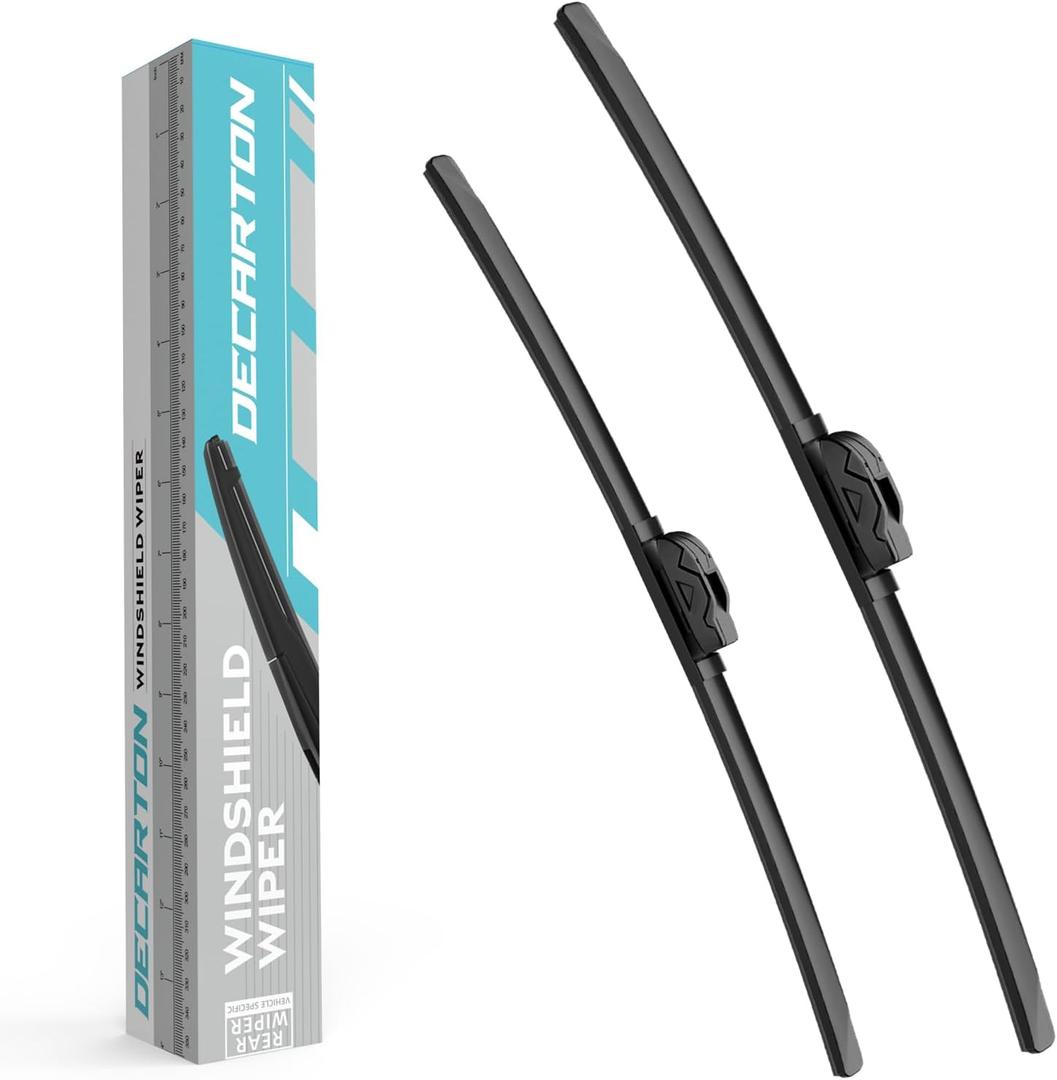DECARTON Front Wiper Blades Replacement for 2005-2020 Nissan Frontier Windshield Wiper Blade Genuine Replacement 24"/18" (Set of 2)