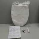 1M Family Toilet Seat, Patented Slow Close & Quick Releasing Technology, Anti-Wiggling, Easy to Install and Clean, Standard Elongated with Toddler Seat Built In (1 Piece)