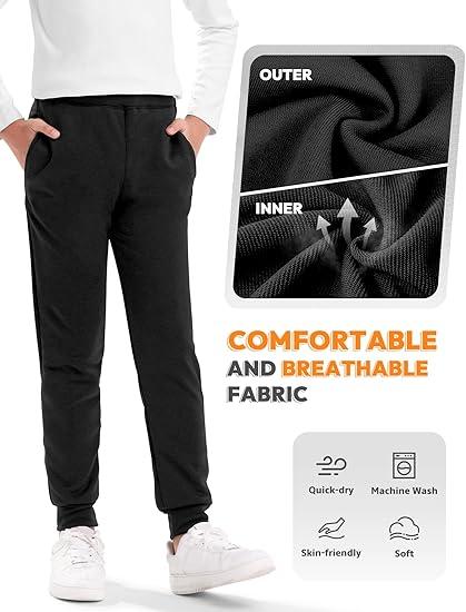 Girls Fleece Lined Leggings Winter Warm Leggings Thick Thermal Pant for Toddler Kids Teen Tights Full Length 7-8Y 1 Pack