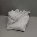 NICETOWN Sheer Canopy Bed Curtains Panels 216 - Home Decoration Sheer Voile Scarf Valance for Wedding (1 Panel, W60 x L216, White)