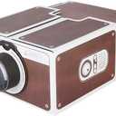 TOPINCN Mini DIY Smartphone Projector, 8X Magnification, Portable Home Cinema Mobile Phone Projector Smart Portable Projector