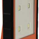 Klein Tools 56221 LED Light with Magnetized Clip, Battery Operated, Hands Free, Adjustable Brightness, Orange, for Work, Running, Camping