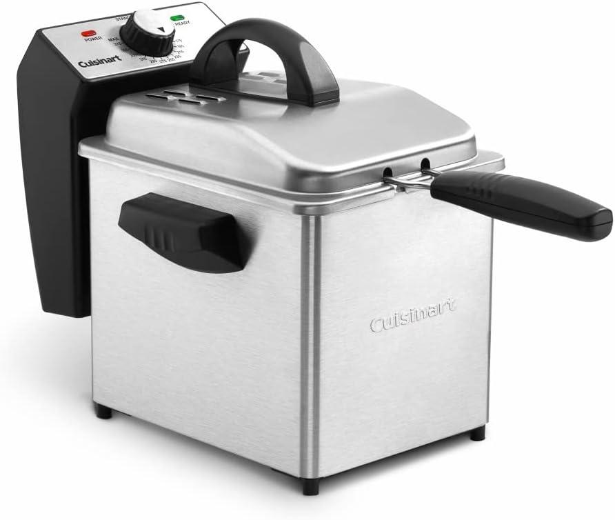 Cuisinart CDF-130 Deep Fryer, 2 Quart, Stainless Steel