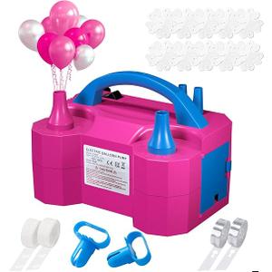 Balloon Pump Electric Party Decorations  Electric Balloon Pump for Balloon Arch Kit, Portable Dual Nozzle Balloon Inflator