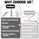 LEIFIDE 490 Pcs Self Drilling Drywall Anchors Screws, 4 Sizes Expansion Screws and 2 Sizes Wall Anchors, 2026 Upgraded Zinc Plated Steel No Drill Needed for Wall Hanging, Easy to Install