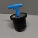 Mechanical Test, Seal, Cleanout Pipe Plug, 3-9/16 to 4-5/16 in Expandable Rubber Plug Cap Cover for Pressure, Leakage DWV Testing, Boat Handle Drain Plug with Galvanized Screw and Nut