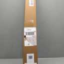 Ivilon Drapery Window Curtain Rod - End Cap Style Design 1 Inch Pole. 72 to 144 Inch Color Black