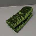 MIULEE Velvet Throw Pillow Covers Set of 2, Soft Neutral Decorative Spring Pillow Cases with Luxurious Textured Vintage Cushion Covers for Home Decor Couch Sofa Bed, Moss Green 18x18 Inch