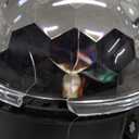 Colorful Rotating Magic Ball Light, Plug in Mini Light Up Spinning DJ Disco LED Ball Strobe Lamp Bulb for Party Dance Room Atmosphere with Motor Sockets