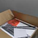 Furologee 6 Tier Tall Bookshelf, Industrial Narrow Bookcase, Display Standing Shelf Units, Metal and Wood Storage Rack Organizer for Living Room, Home Office, Entryway, Kitchen, Rustic Brown