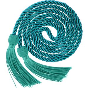 Graduation Cords, Graduation Honor Cords, 2026 Graduation Tassel Honor Cords, 67" Long Braided Cords for 2026 Graduation Decorations Bachelor Gown for Student Master Doctoral, Peacock Blue