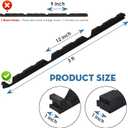 20Pcs 12 Inch Outside R Panel Foam Closure Strips -12" Replacement for Metal Corrugated Roofing Panels -3' Long Classic Rib Profile (Outside)