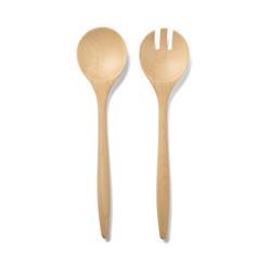 Culinary Elements Wooden Salad Serves