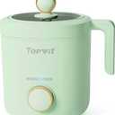 TOPWIT Rice Cooker Small, Mini Rice Cooker 2 Cups Uncooked, 1.2L Portable Rice Maker with Non-stick Coating, BPA Free, One Touch & Keep Warm Function