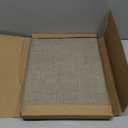 Fitable Faux Linen Table Clothes 60 x 84 Inch - 2 Pack Khaki Tablecloths for Rectangle Tables, Faux Burlap Table Covers for Kitchen Dining, Party, Farmhouse, Baby Shower, Khaki